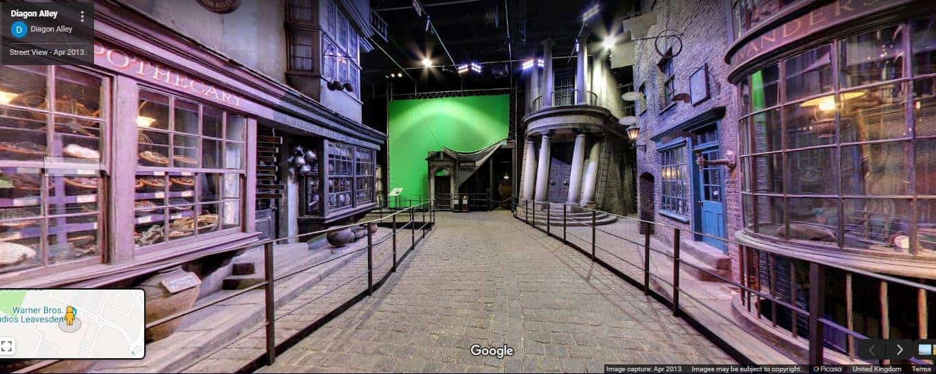 harry potter studios virtual tour