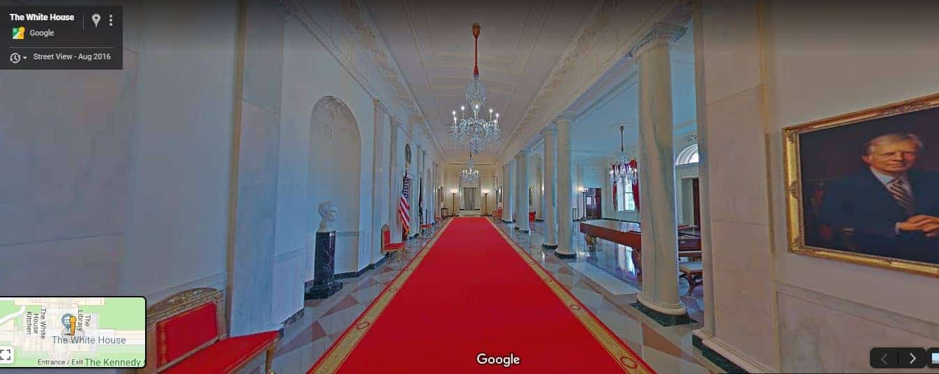 google virtual tour white house